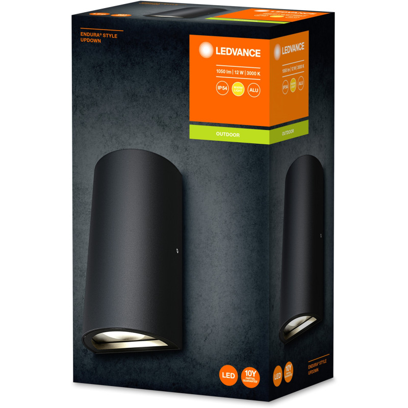 Светильник LEDVANCE Фасадний світильник ENDURA UpDown 12W 3000K IP44 (4058075214057)