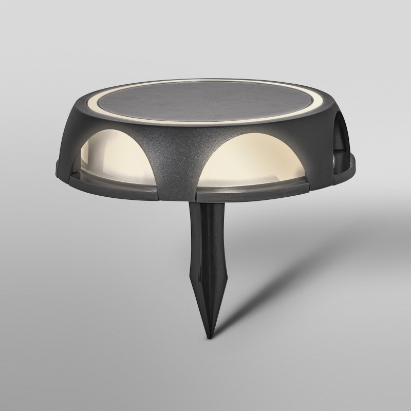 Светильник LEDVANCE ENDURA STYLE SOLAR RD 1,2W 3000K 60Lm 3,7V на сонячній батареї (4058075834743)