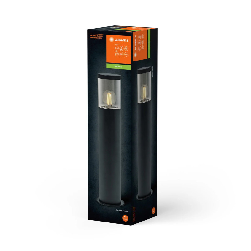Светильник LEDVANCE Стовпчик вуличний ENDURA CLASSIC EBRO 49см E27 (4058075835023)