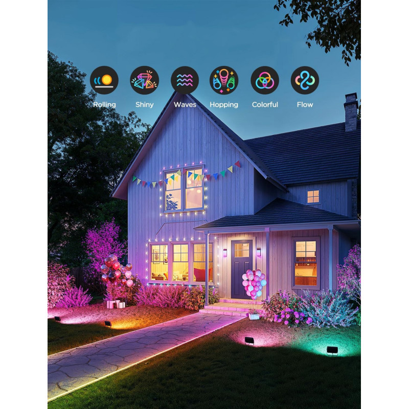 Светильник Govee H8057 Outdoor FLood Lights 4 шт (H8057C11)