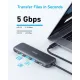 USB-хаб Anker 332 USB-C Hub 5в1 Black (A8355H11)