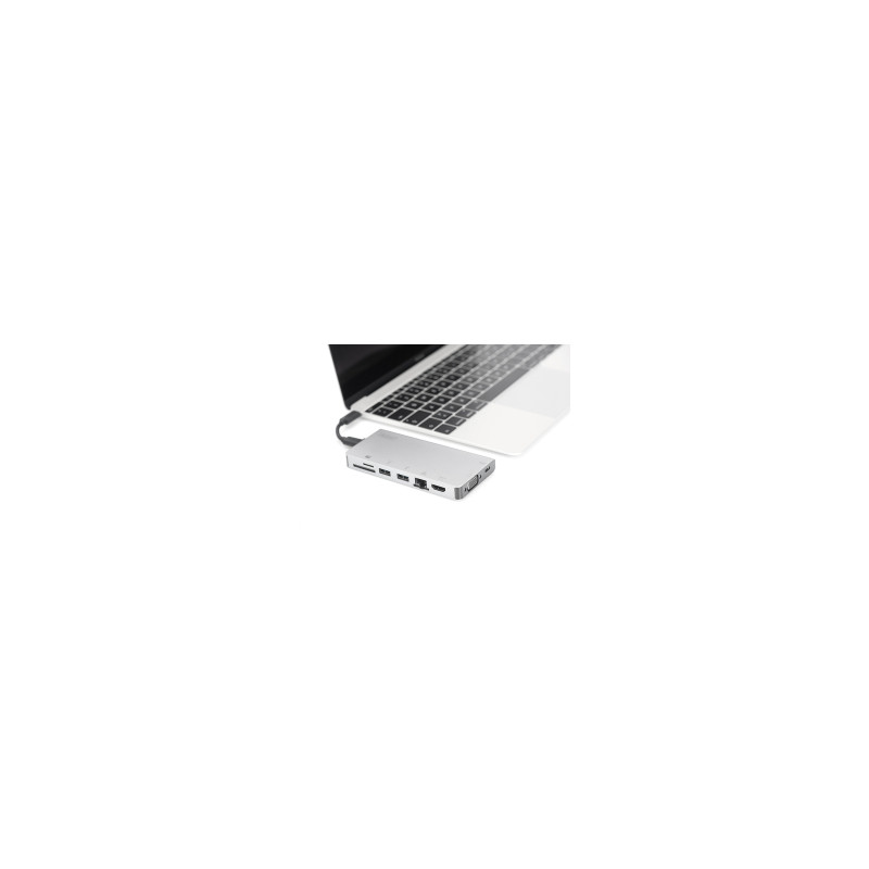 USB-хаб Digitus Multiport Travel Dock 8 Port (DA-70866)