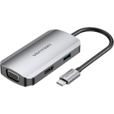 Vention 4-in-1 Docking Station Aluminum Alloy Type (TOAHB)