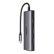 USB-хаб UGREEN CM498 Revodok 206 6-in-1 USB-C Hub (15852)