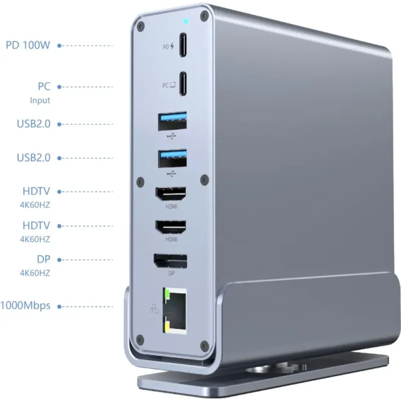 USB-хаб Cablexpert USB-C 15-в-1 (A-CF-COMBO15-01)