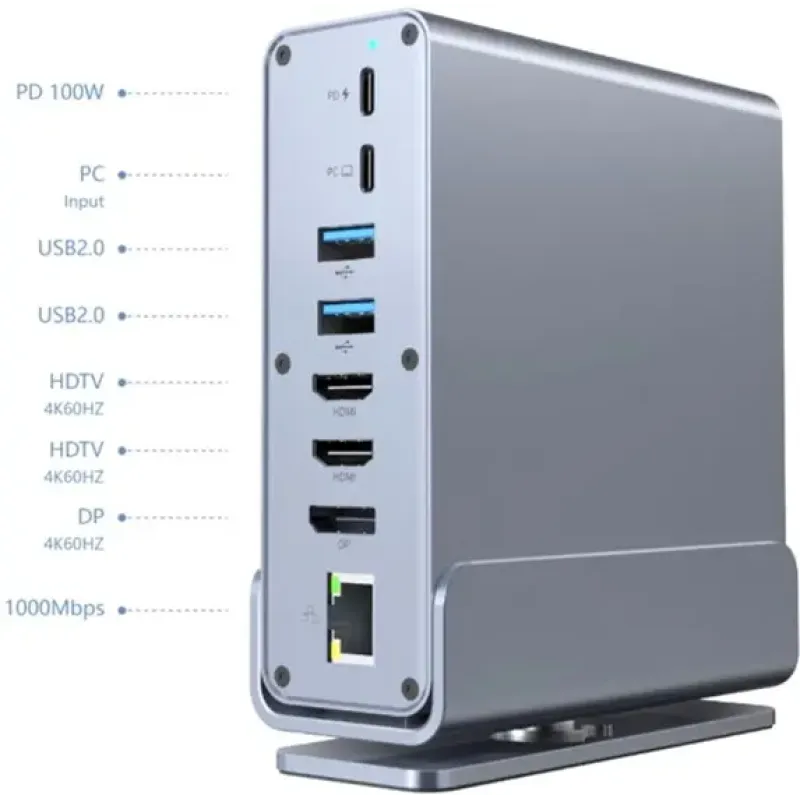 USB-хаб Cablexpert USB-C 15-в-1 (A-CF-COMBO15-01)