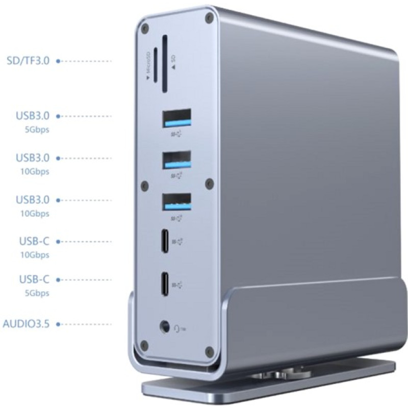 USB-хаб Cablexpert USB-C 15-в-1 (A-CF-COMBO15-01)