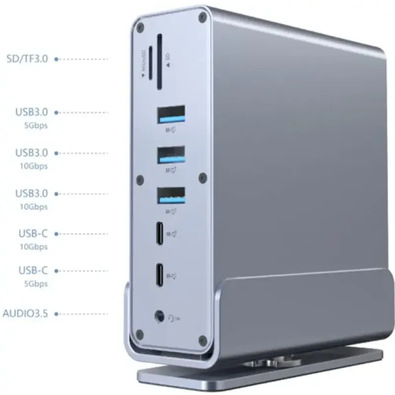USB-хаб Cablexpert USB-C 15-в-1 (A-CF-COMBO15-01)