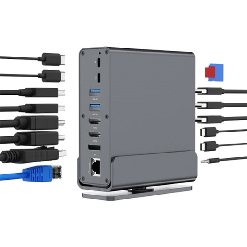 USB-хаб Cablexpert USB-C 15-в-1 (A-CF-COMBO15-01)