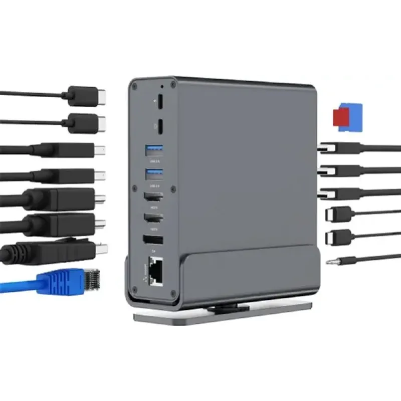 USB-хаб Cablexpert USB-C 15-в-1 (A-CF-COMBO15-01)