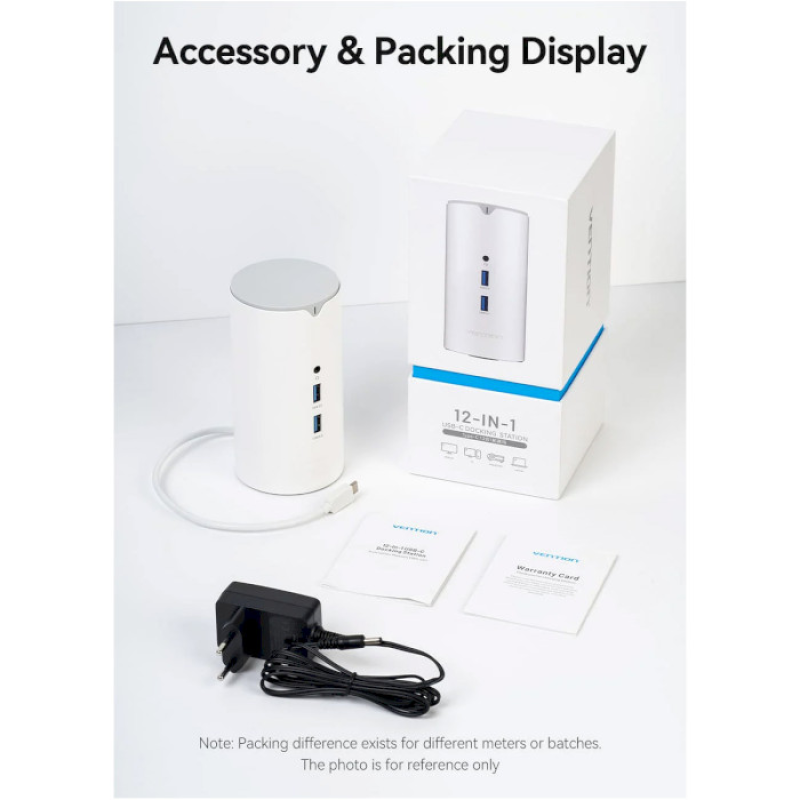 Vention 12 in 1 USB-C Vertical Dock in g Station (TPHWC-EU)