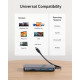 USB-хаб Anker USB-C 8-в-1 Black (A83830A2) (0194644081416)