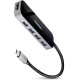 USB-хаб AXAGON USB-C 6 in1 0.2м (HMC-6H4A)