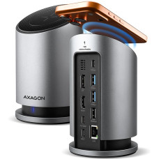 USB-хаб AXAGON USB-C 9-in-1 бездротовий 15W PD100W 0.6m (HMC-WL9)