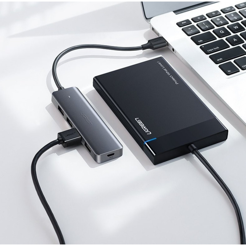 USB-хаб UGREEN 4 Ports USB-C Hub (70336)