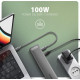 USB-хаб AXAGON HMC-10HLS USB-C 5Gbps 9in1
