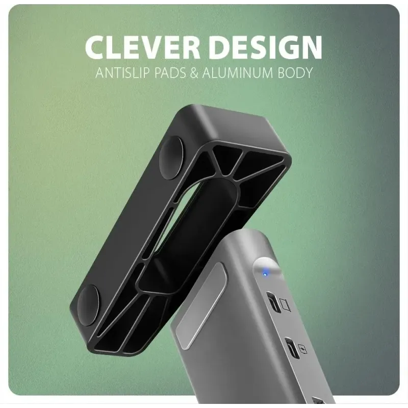 USB-хаб AXAGON HMC-10HLS USB-C 5Gbps 9in1