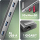 USB-хаб AXAGON HMC-10HLS USB-C 5Gbps 9in1
