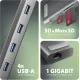 USB-хаб AXAGON HMC-10HLS USB-C 5Gbps 9in1