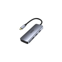 USB-хаб Choetech 7-in-1 Multiport USB Type-C Hub (HUB-M19-GY)
