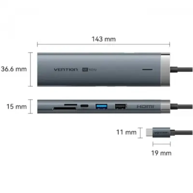 USB-хаб Vention TGVHB