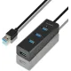 USB-хаб AXAGON HUE-S2BL