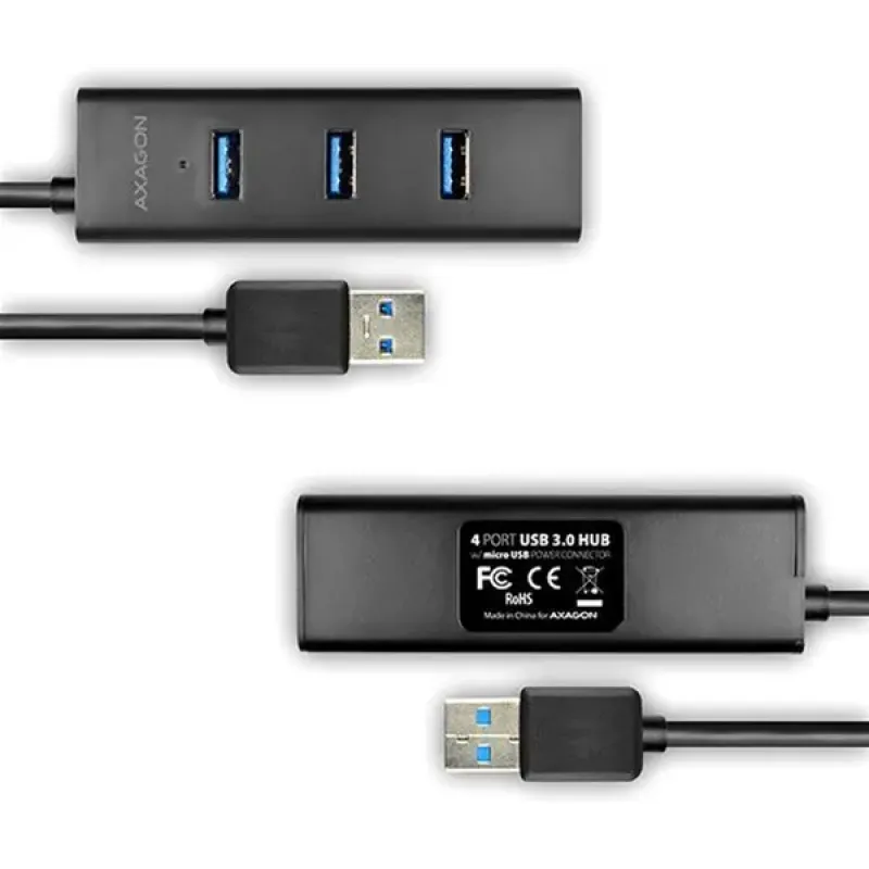 USB-хаб AXAGON HUE-S2BL