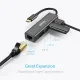 USB-хаб Choetech 4-in-1 USB Type-C Adapter (HUB-U02)