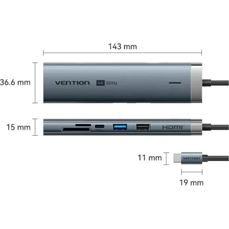 USB-хаб Vention TGUHB