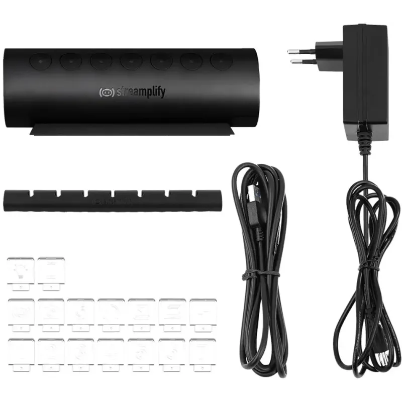 USB-хаб Streamplify HUB CTRL 7 (SPUH-HC71217.11) Black