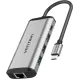 USB-хаб Vention USB-C 3-Port, RJ-45, PD, 0.15 m (TGDHB)