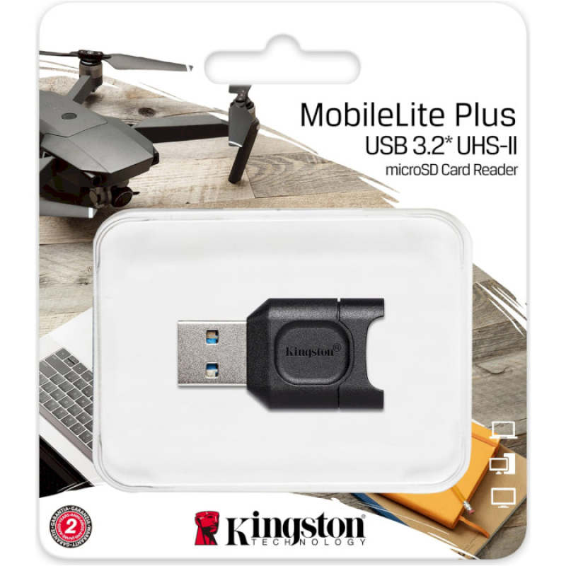 Kingston USB 3.1 microSDHC/SDXC UHS-II MobileLite Plus (MLPM)