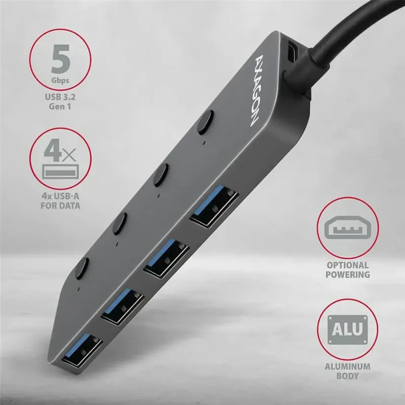 USB-хаб AXAGON HUE-MSA