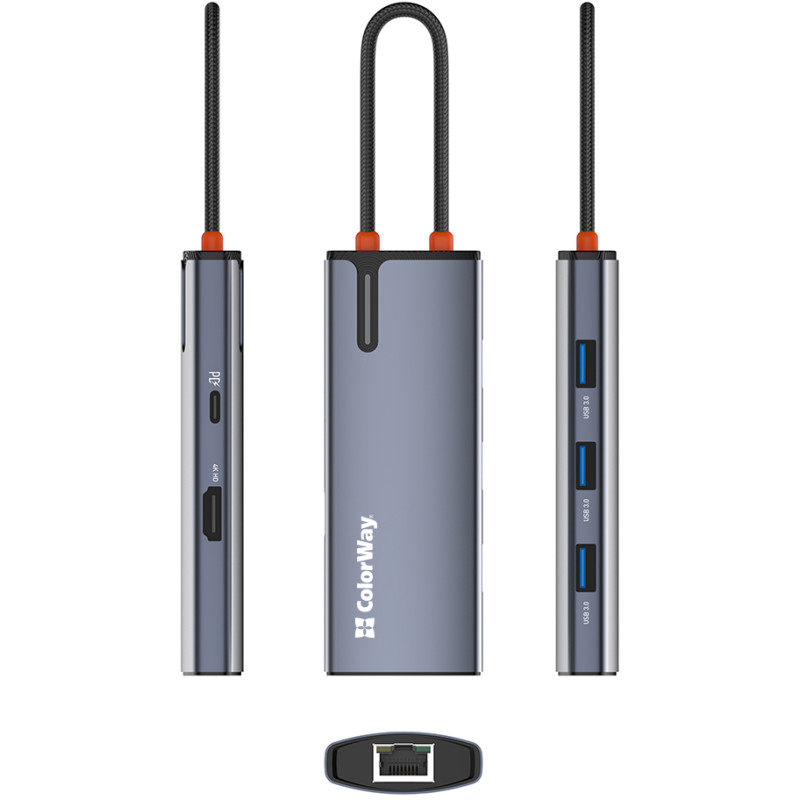USB-хаб ColorWay  CW-HUB02