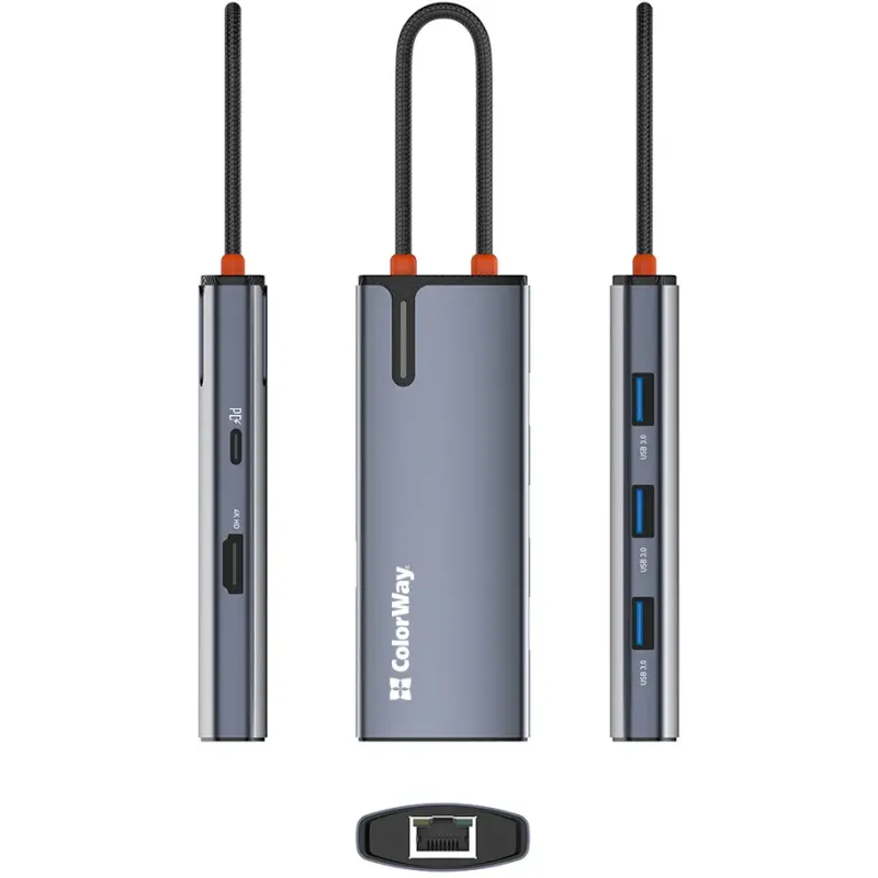 USB-хаб ColorWay  CW-HUB02
