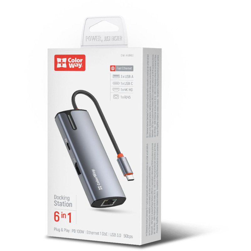 USB-хаб ColorWay  CW-HUB02