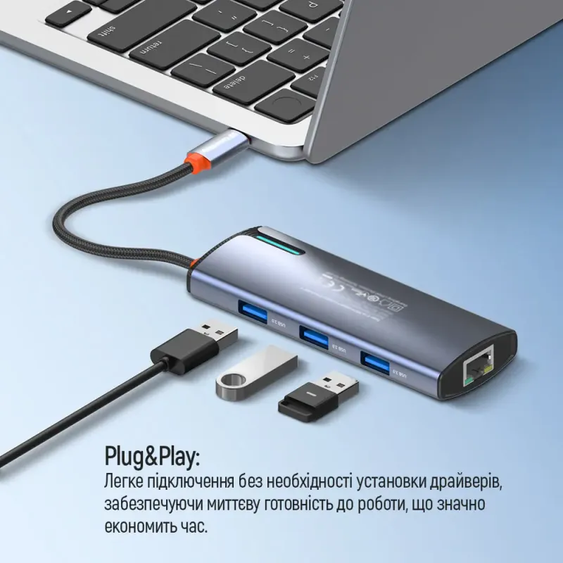 USB-хаб ColorWay  CW-HUB02
