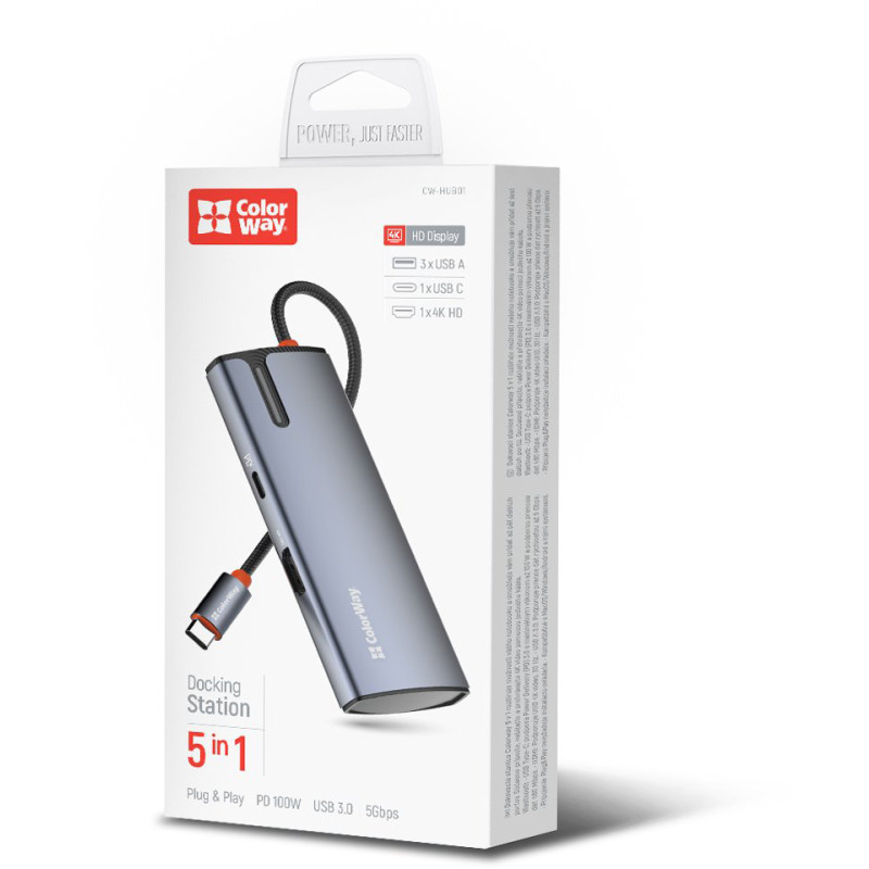 USB-хаб ColorWay CW-HUB01