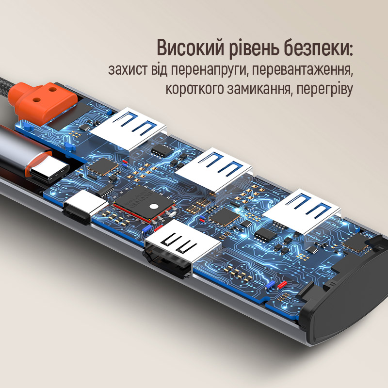 USB-хаб ColorWay CW-HUB01