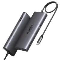 USB-хаб UGREEN CM639 10-in-1 Grey (15534)