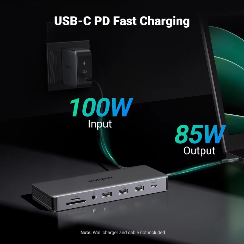 USB-хаб UGREEN CM681 13-in-1 Grey (15978)