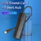 USB-хаб Vention Hub USB 3.1 Type-C Black (TGQBB)