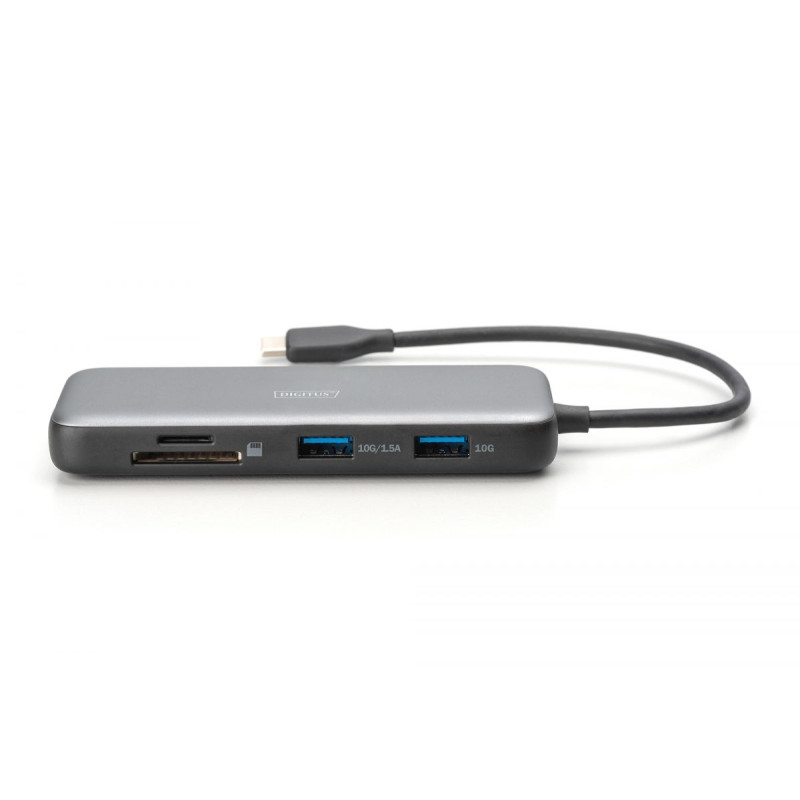 USB-хаб Digitus USB-C 8-port Docking Station (DA-70915)