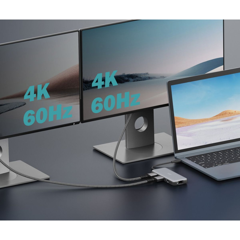 USB-хаб Digitus USB-C 8-port Docking Station (DA-70915)