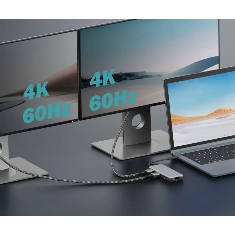 USB-хаб Digitus USB-C 8-port Docking Station (DA-70915)