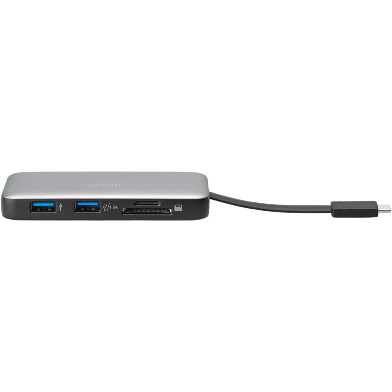 USB-хаб Digitus USB-C 7-Port Travel Docking Station (DA-70916)