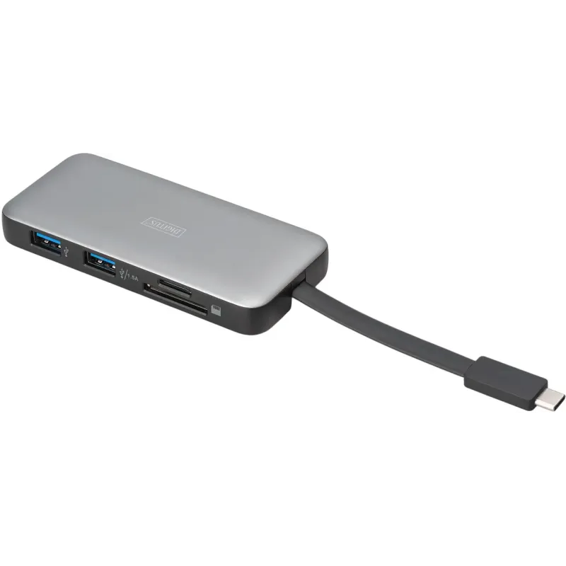 USB-хаб Digitus USB-C 7-Port Travel Docking Station (DA-70916)