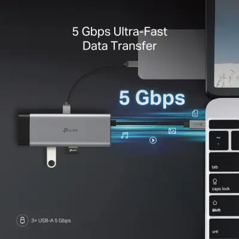 USB-хаб TP-Link UH7021C Grey
