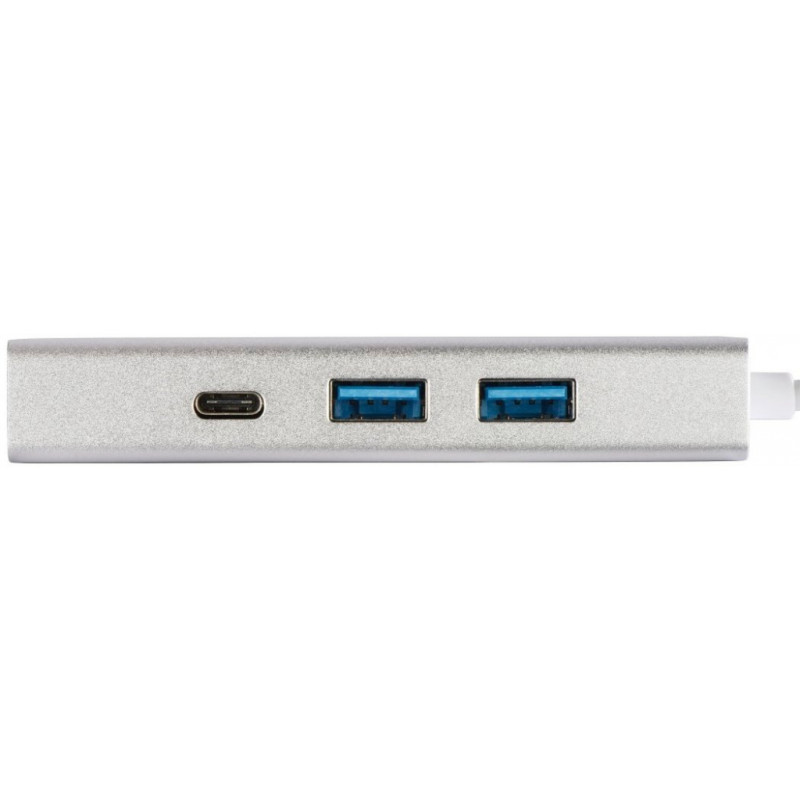 HAMA USB-3.1 Type-C Hub 1-in-3 Aluminium (00135756)