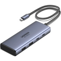 USB-хаб UGREEN CM498 Grey (45379)